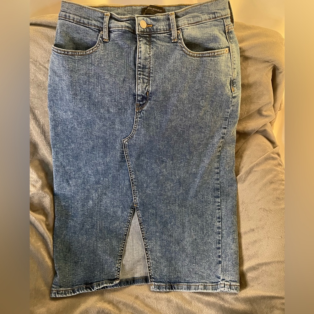 Banana Republic jean skirt